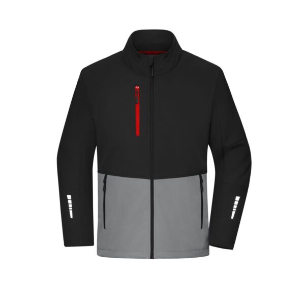 Workwear Softshell Jacket - black/metal-grey