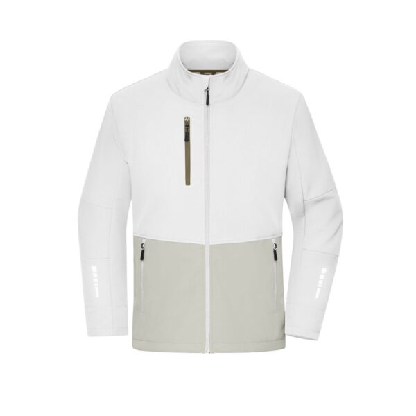 Workwear Softshell Jacket - white/cement