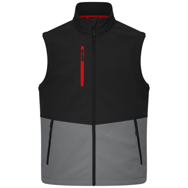 Workwear Softshell Vest - black/metal-grey