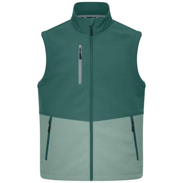 Workwear Softshell Vest - industrial-green/foggy-green