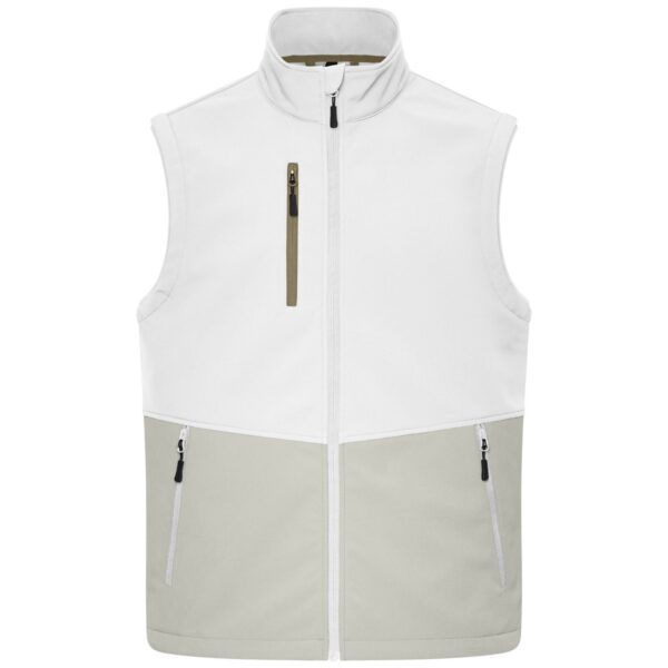 Workwear Softshell Vest - white/cement