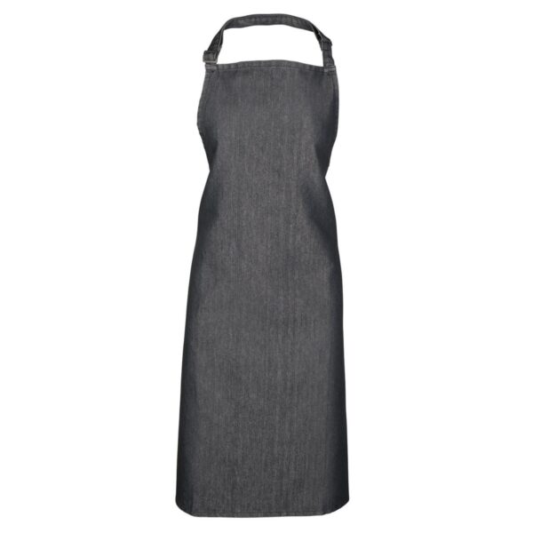 Colours Bib Apron - black denim
