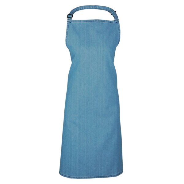 Colours Bib Apron - blue denim