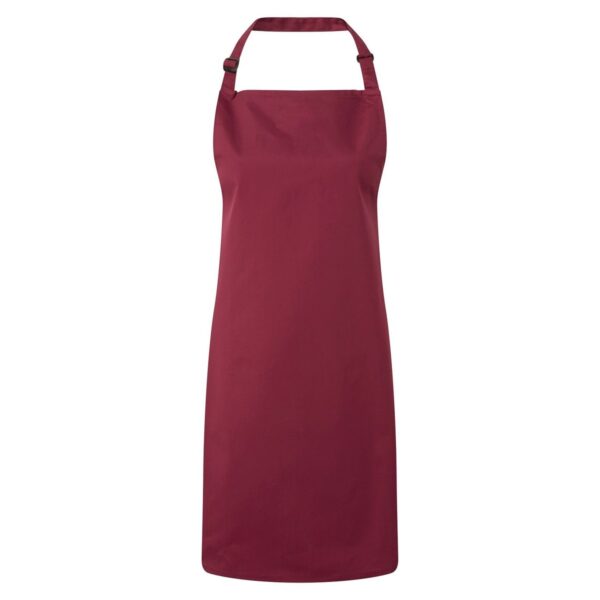 Colours Bib Apron - burgundy