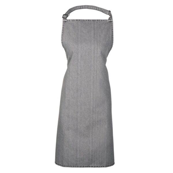Colours Bib Apron - grey denim