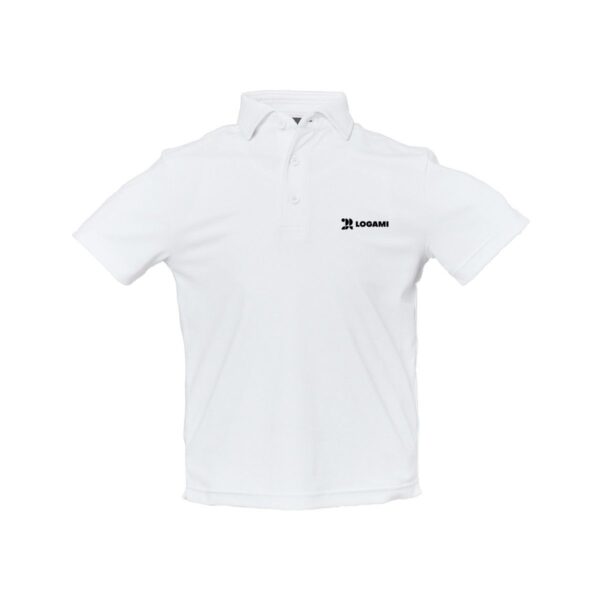 Polo manica corta in nylon e elastan