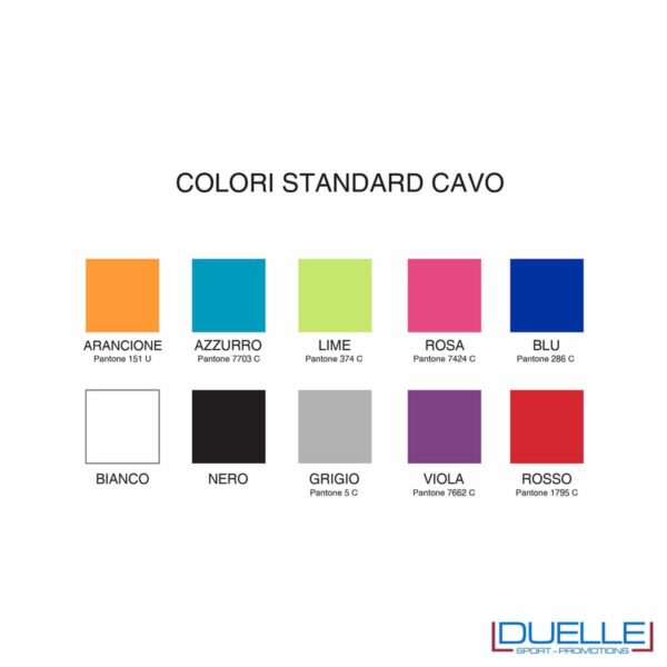 Colori standard cavo universal personalizzato