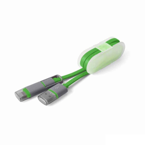 cavetto adattatore per smartphone personalizzato, gadget per smartphone personalizzabile in colore verde