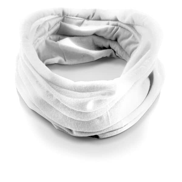 Scaldacollo personalizzato colore bianco