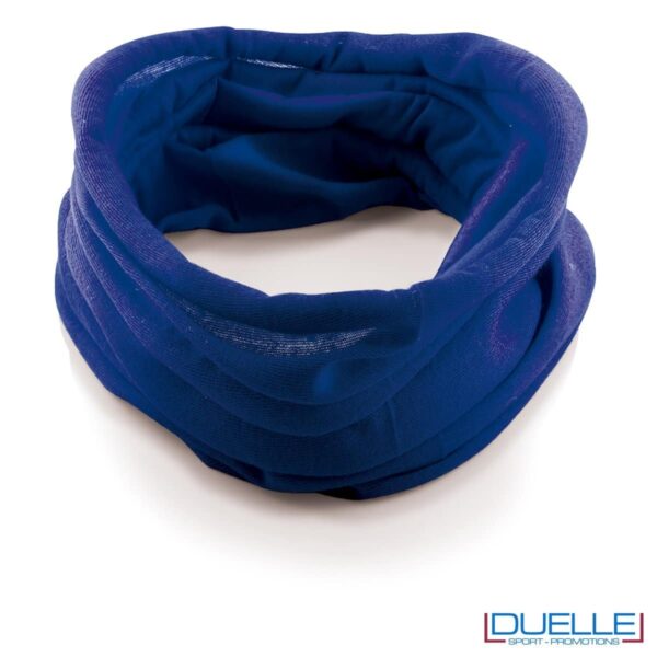 Scaldacollo personalizzato colore blu navy