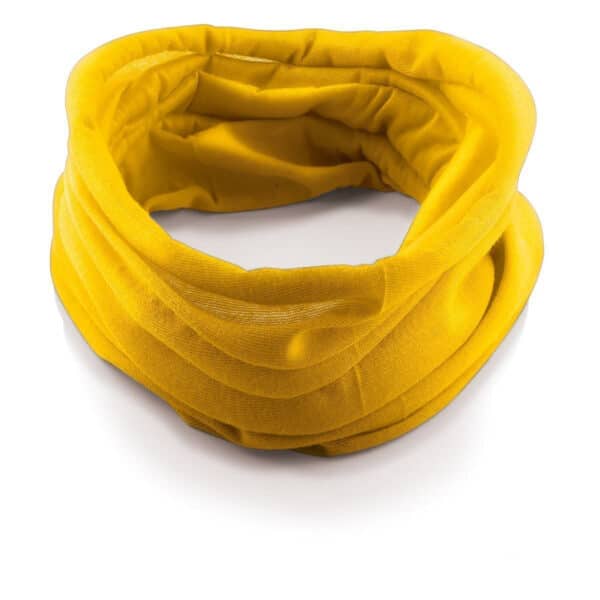 Scaldacollo personalizzato colore giallo