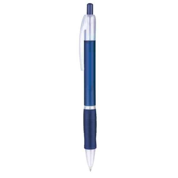 penna personalizzabile economica in colore blu fusto frost, offerta penne economiche personalizzabili in colore blu fusto frost