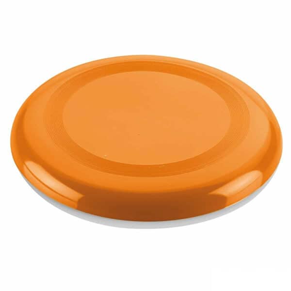 Frisbee personalizzato arancione, gadget mare promozionali, gadget spiaggia personalizzati