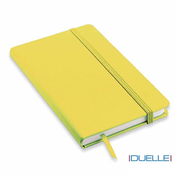 Quaderno appunti personalizzabile tipo moleskine A5 colore giallo