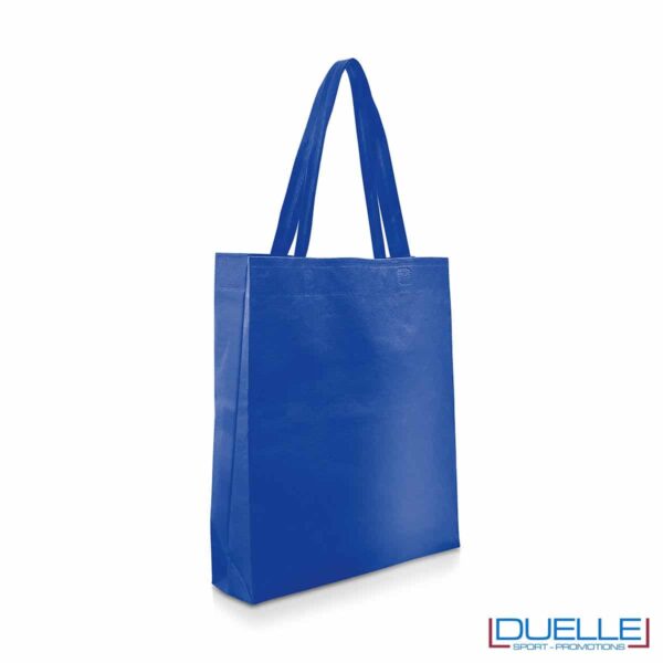 Shopper personalizzabile in TNT colore blu royal