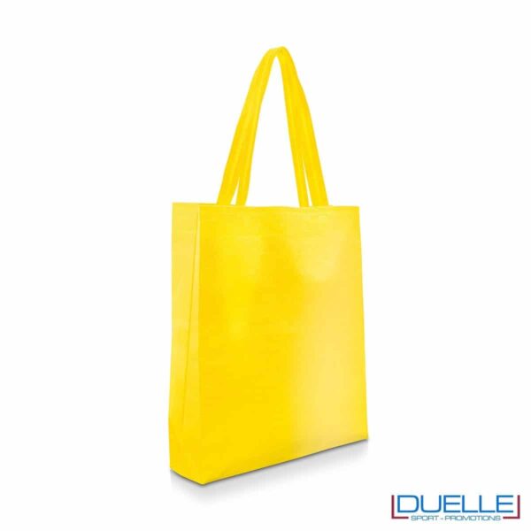 Shopper personalizzabile in TNT colore giallo