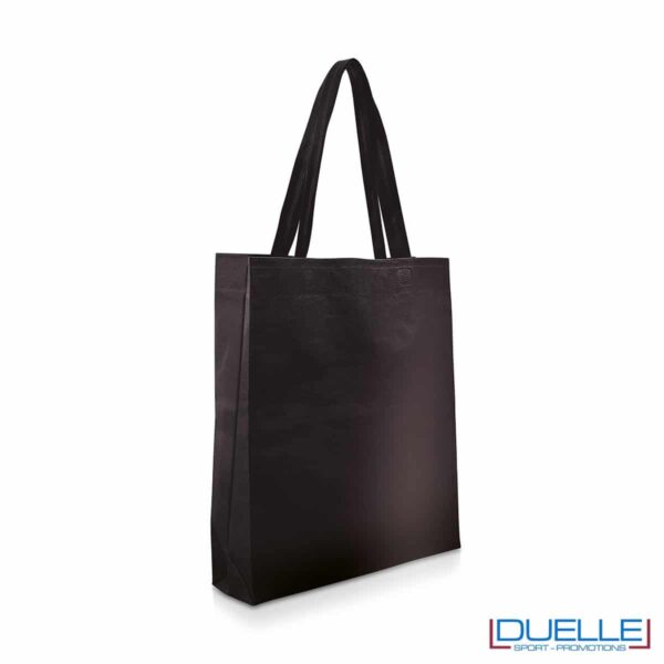 Shopper personalizzabile in TNT colore nero
