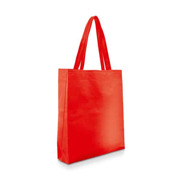 Shopper personalizzabile in TNT colore rosso