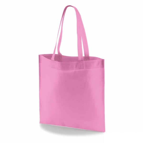 borsa shooper personalizzata in tnt termosaldato rosa, offerta borse promozionali in tnt economiche rosa