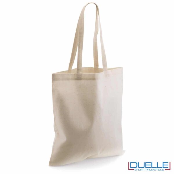 Shopper personalizzata in puro cotone naturale