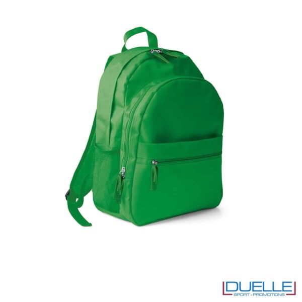 zaino personalizzato verde, zaino per lo sport e il tempo libero - zaino economico personalizzato
