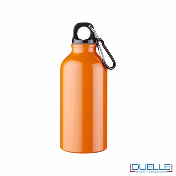 Borraccia personalizzata in alluminio anodizzato colore arancione