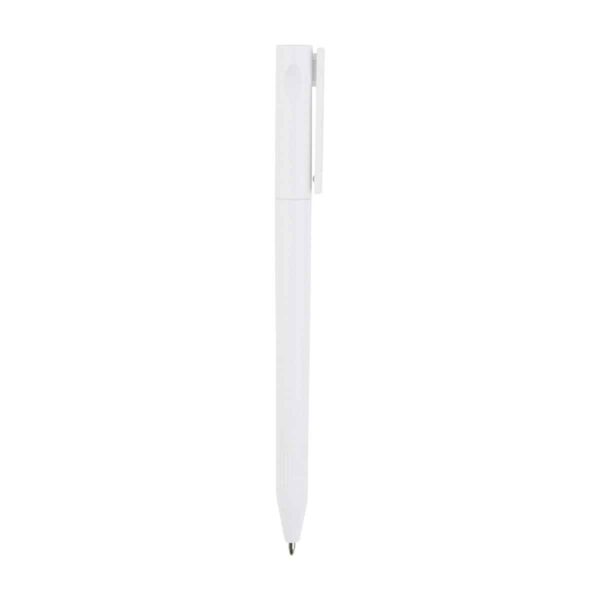 Penna Economica Personalizzata chiusura rotazione colore bianco