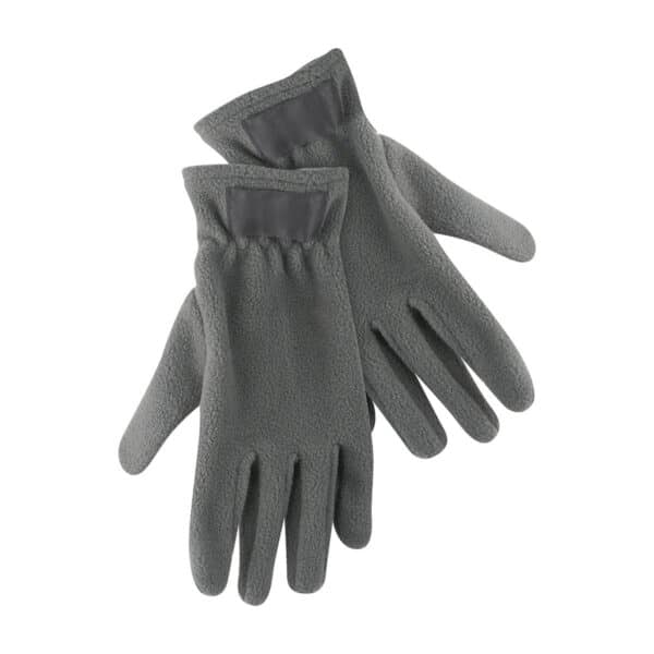 guanti in pile personalizzati in colore grigio, guanti invernali personalizzati