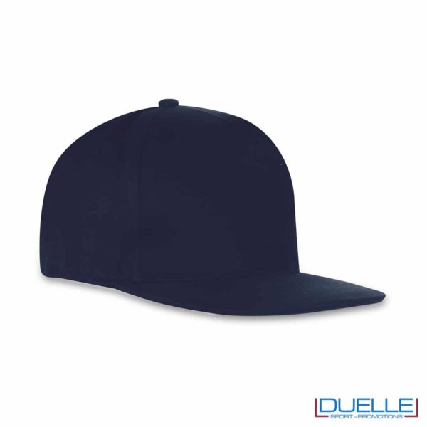 cappellino rapper personalizzato di colore blu