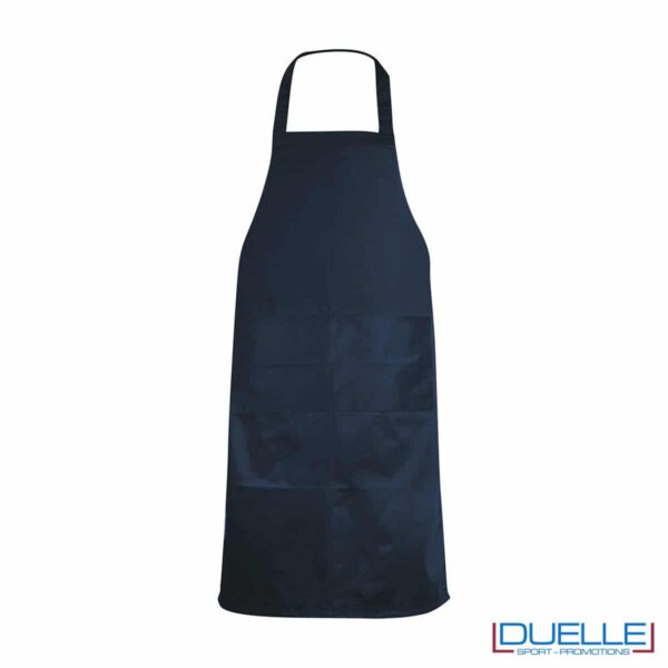Grembiule da cucina personalizzato colore blu navy