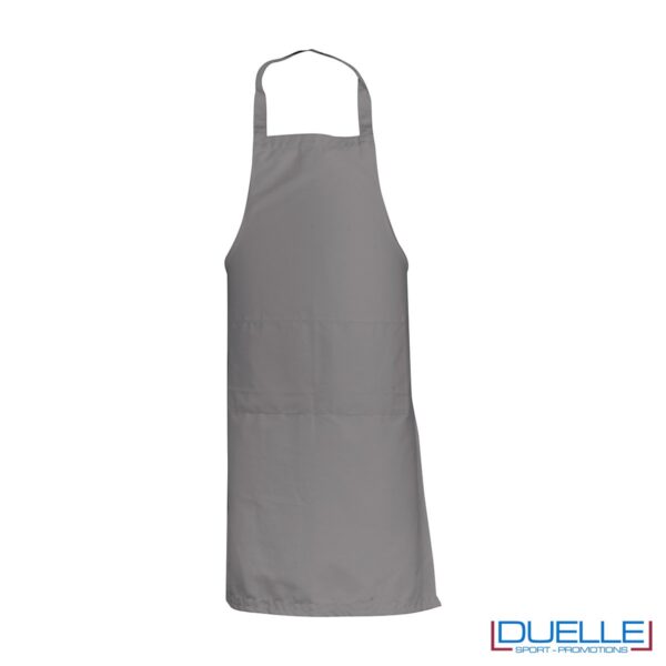 Grembiule da cucina personalizzato colore grigio