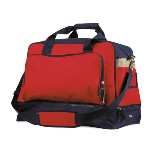 Borsone sportivo personalizzato colore ROSSO , gadget sport personalizzato, gadget personalizzati