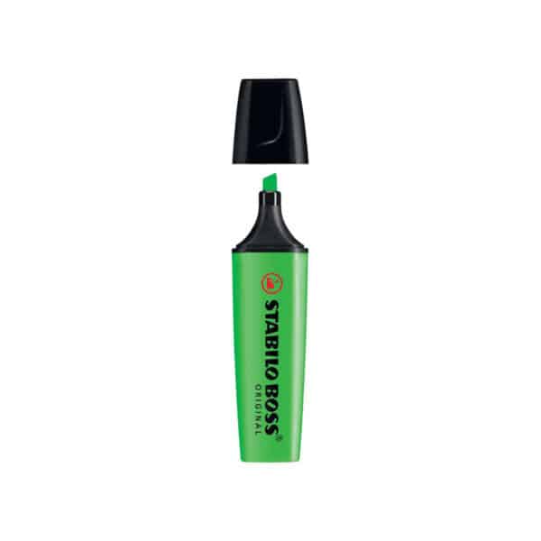 evidenziatore personalizzato stabilo verde fluo, evidenziatori promozionali personalizzabili verdi stabilo