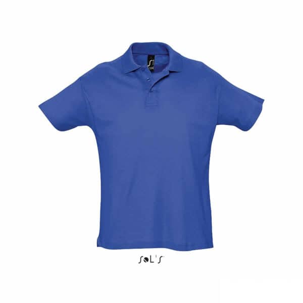 polo personalizzata colore blu royal, polo piquet personalizzata