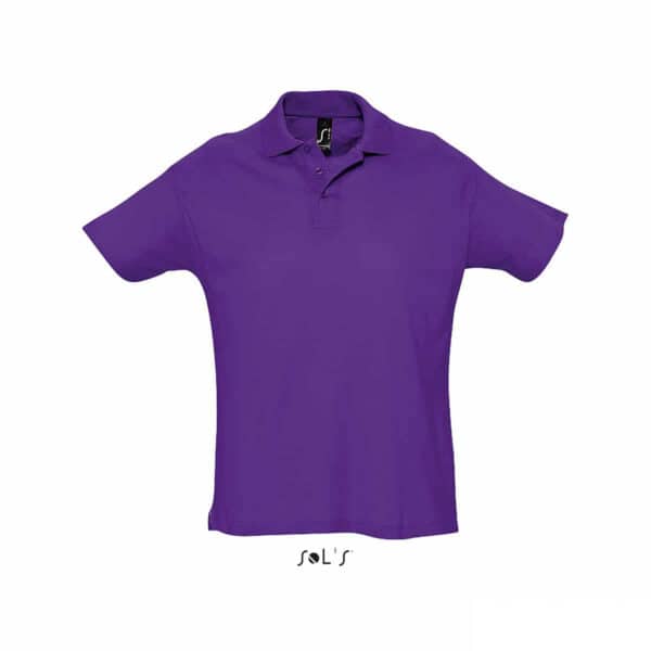 polo personalizzata colore viola scuro, polo piquet personalizzata