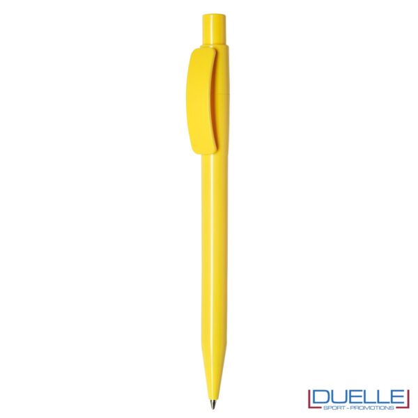 Penna Made in Italy personalizzata fusto giallo, gadget aziendali, penne personalizzate, gadget personalizzati, articoli promozionali