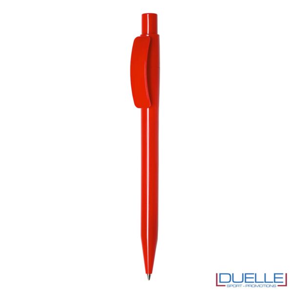Penna Made in Italy personalizzata fusto rosso, gadget aziendali, penne personalizzate, gadget personalizzati, articoli promozionali