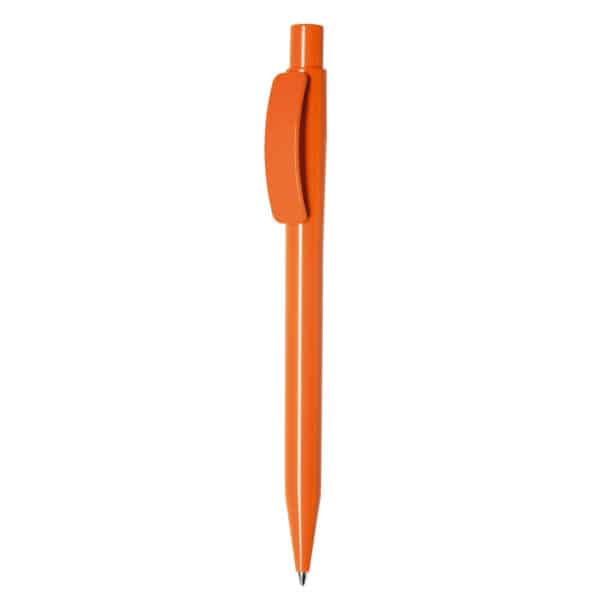 Penna Made in Italy personalizzata fusto arancione, gadget aziendali, penne personalizzate, gadget personalizzati, articoli promozionali